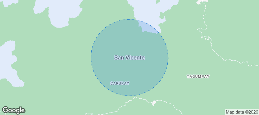 San Vicente Airbnb map